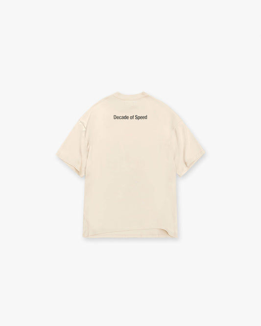 Decade Of Speed T-Shirt - Cream