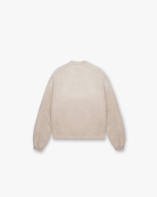 Stepped Hem Sweatshirt - Oat