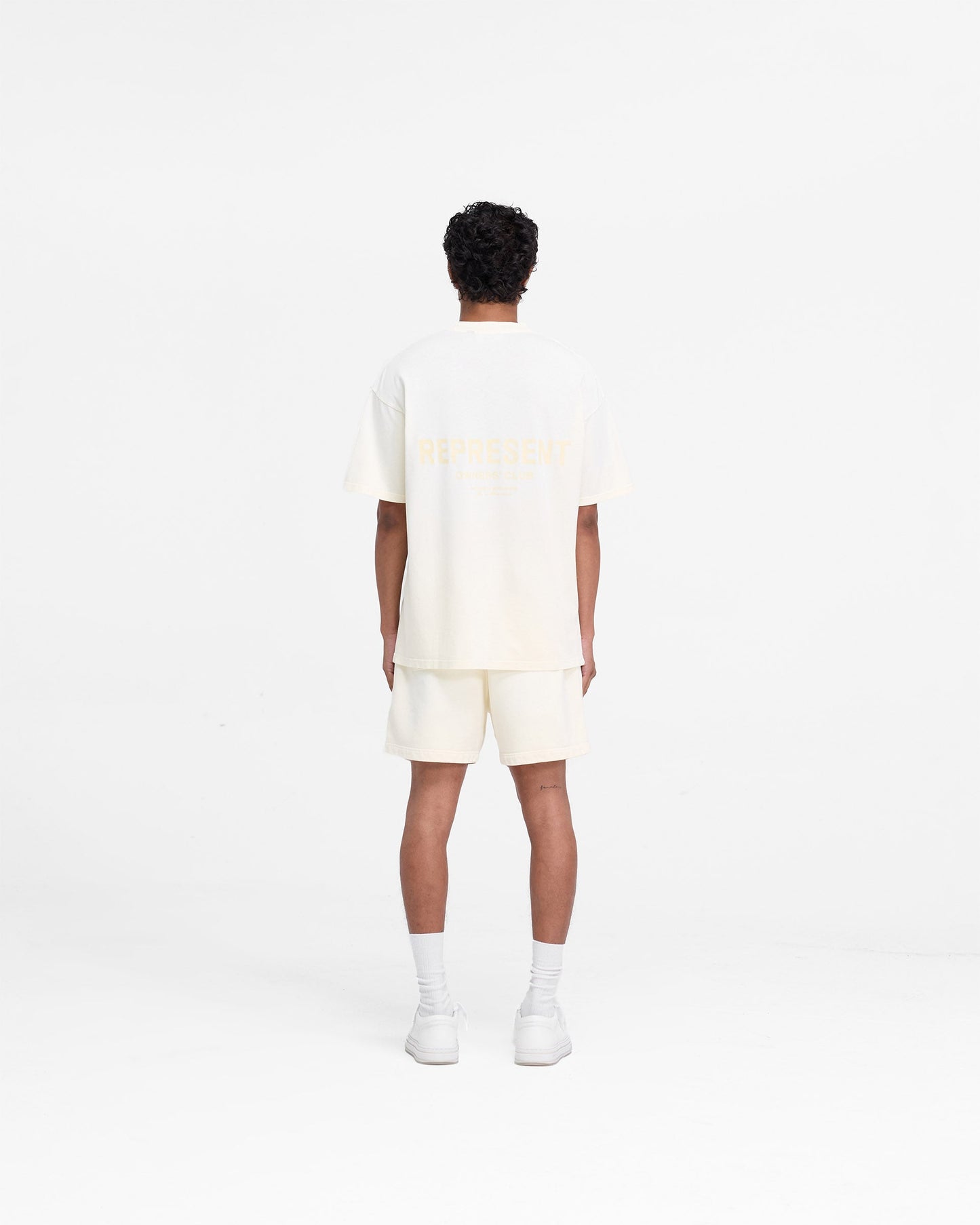 Represent Owners Club Shorts - Buttercream