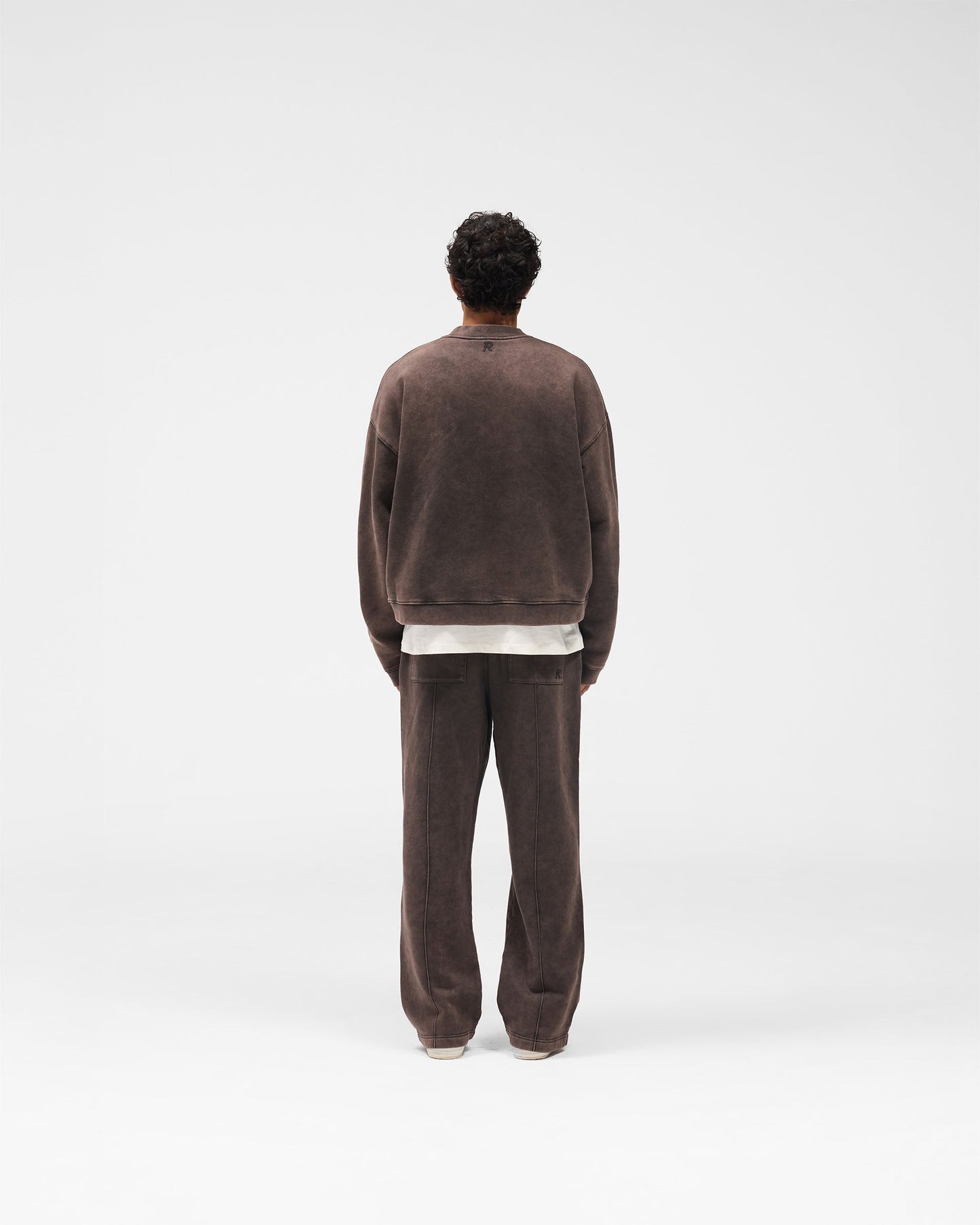 Initial Boxy Sweater - Coffee