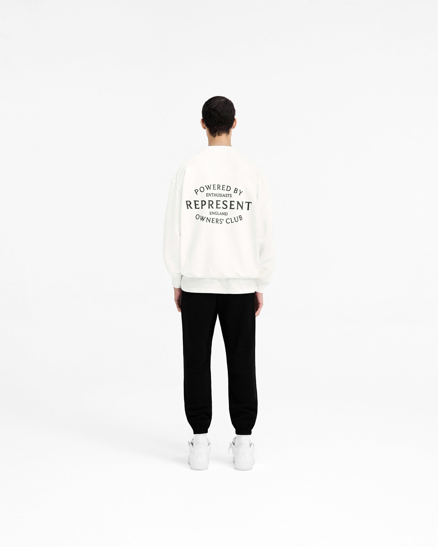 Represent Owners Club Stamp Sweater - Flat White