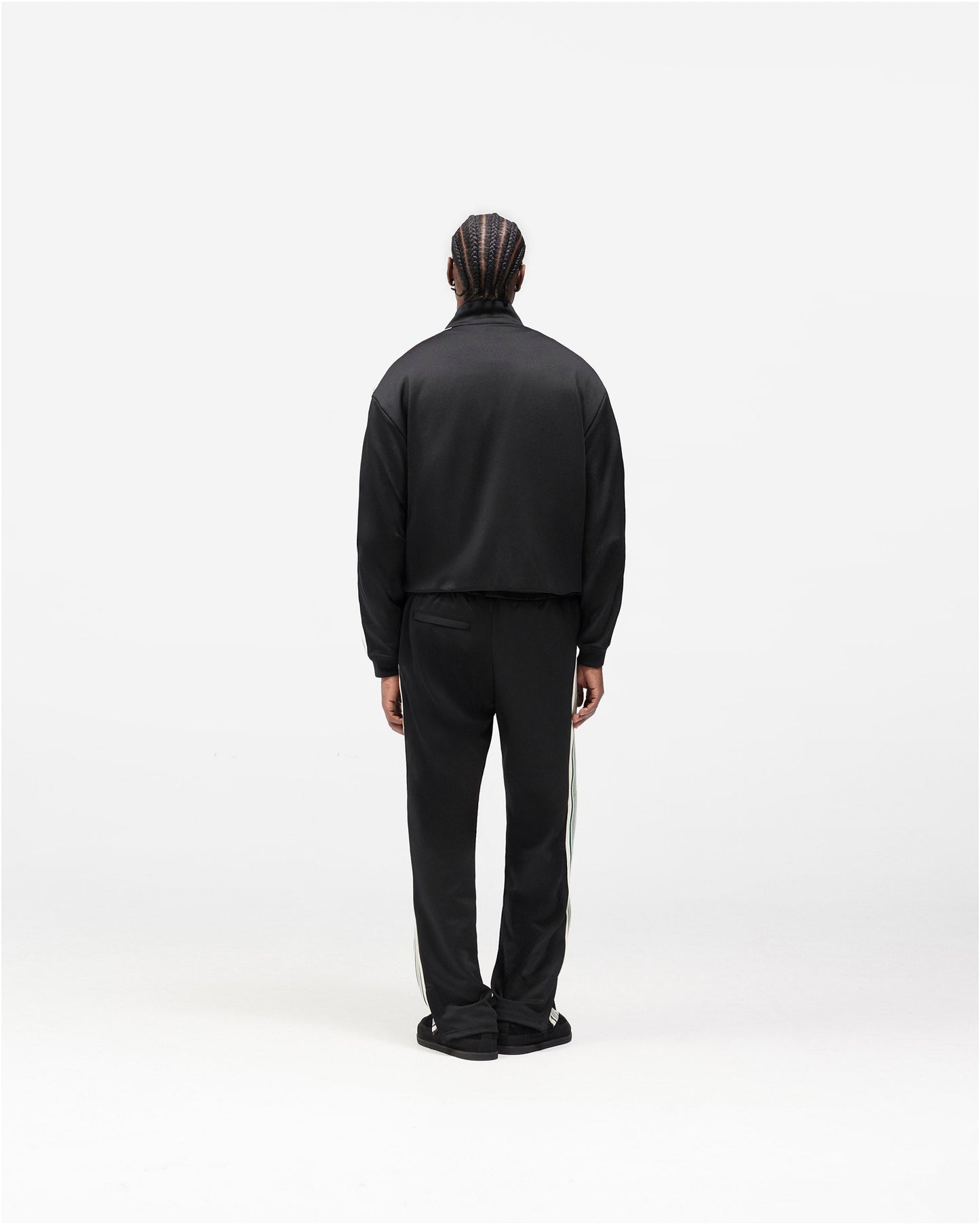 Taped Track Jacket - Jet Black