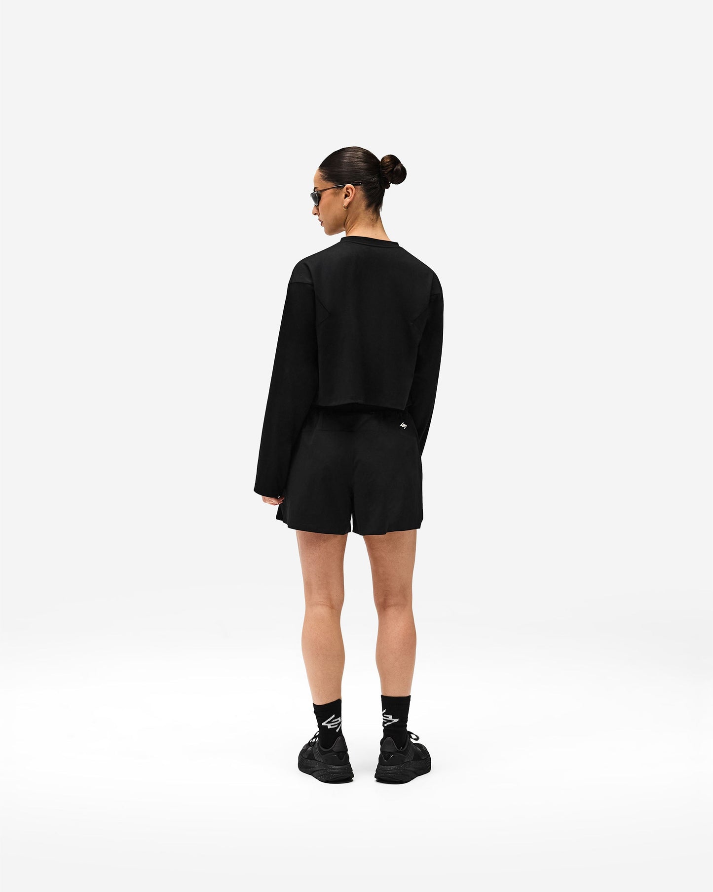247 DNA Cropped Training T-Shirt - Black