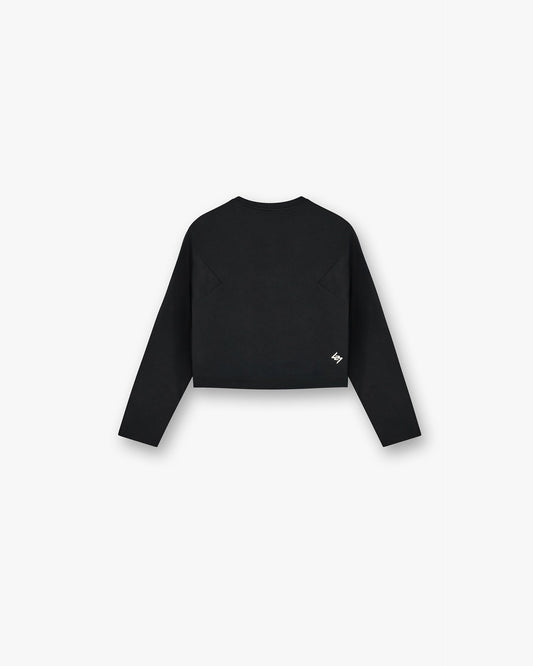 247 DNA Cropped Training T-Shirt - Black
