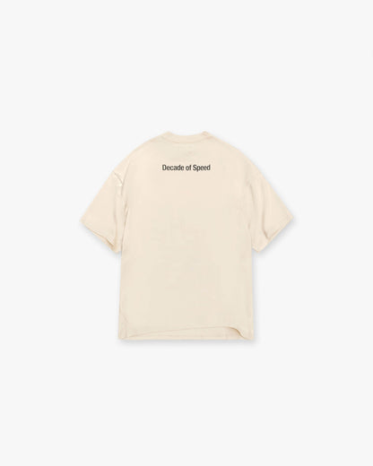 Decade Of Speed T-Shirt - Cream