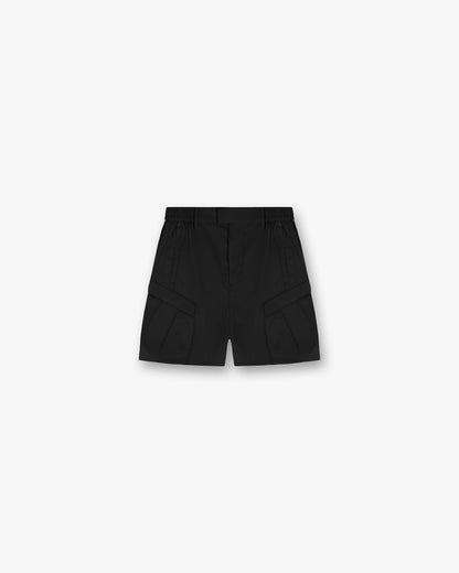 Tech Cargo Short - Jet Black