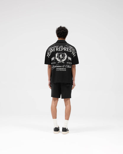 Represent Crest Shirt - Jet Black