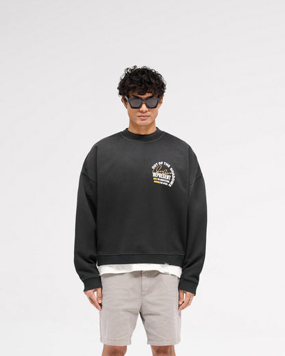Out Of The Shadows Sweater - Stained Black