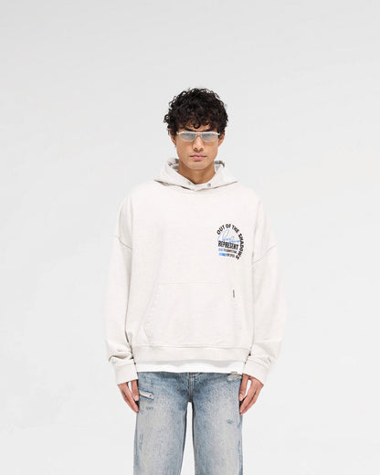 Out Of The Shadows Hoodie - Cream Marl