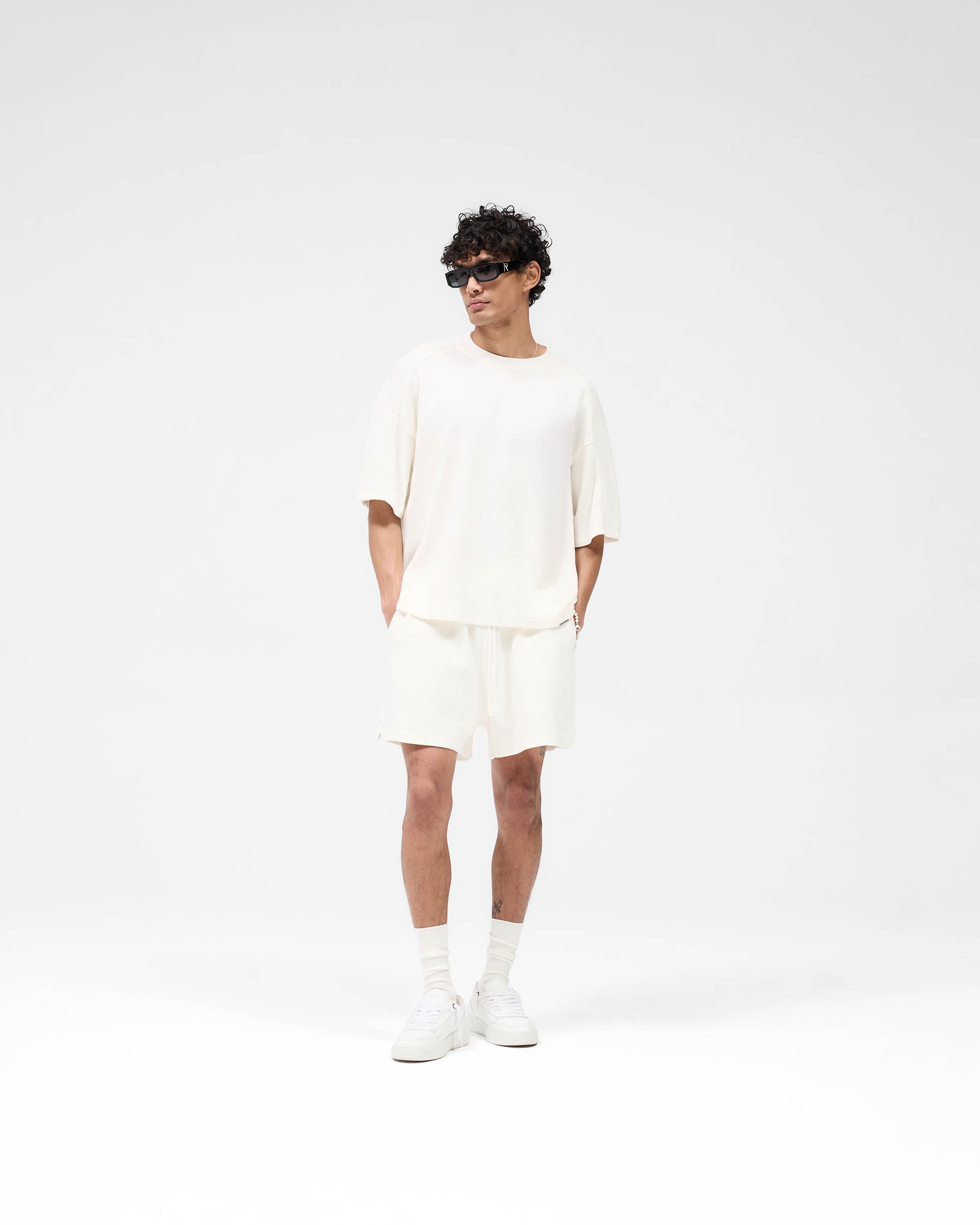 Waffle T-Shirt - Flat White