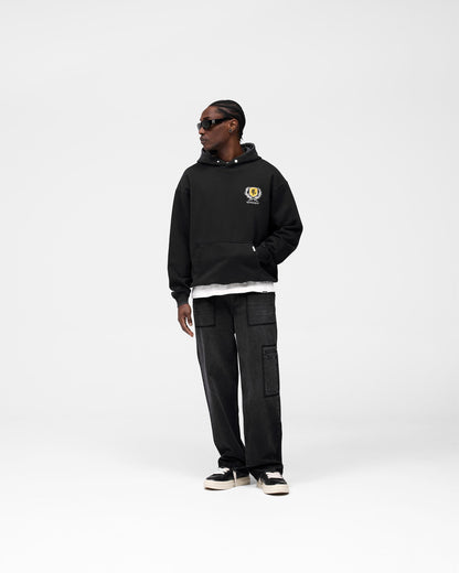 Crest Hoodie - Vintage Black