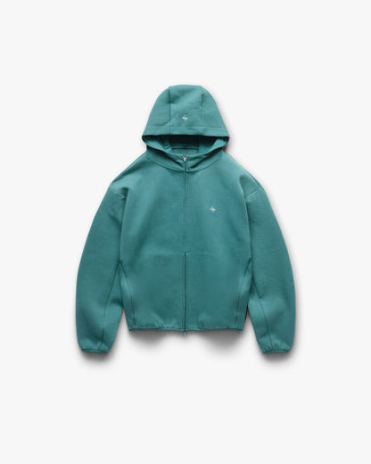 247 Form Zip Hoodie - Teal