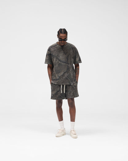 Initial Overdye Realtree® Oversized T-Shirt - Overdyed Black