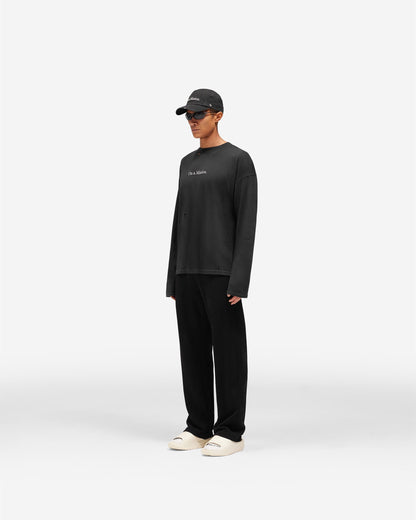 247 On A Mission Long Sleeve T-Shirt - Jet Black
