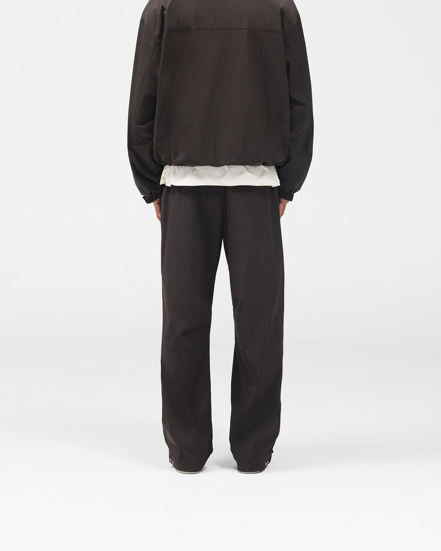 Initial Nylon Track Pant - Coffee