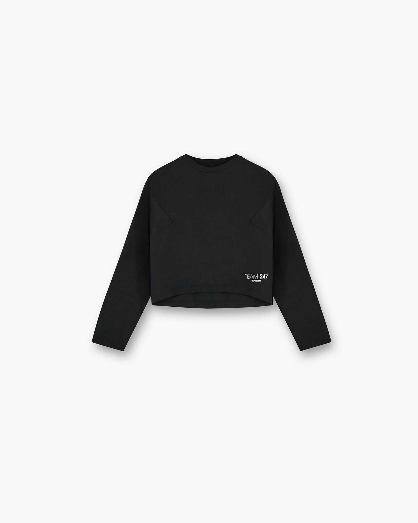247 DNA Cropped Training T-Shirt - Black