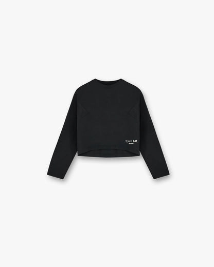 247 DNA Cropped Training T-Shirt - Black