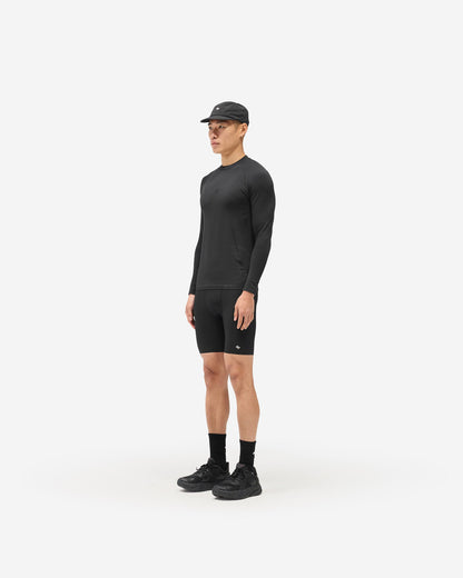 247 Ribbed Half Tight - Black
