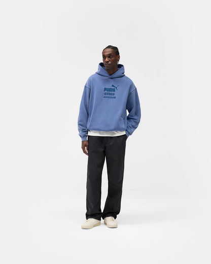 Represent X Puma Graphic Hoodie - Blue Dusk