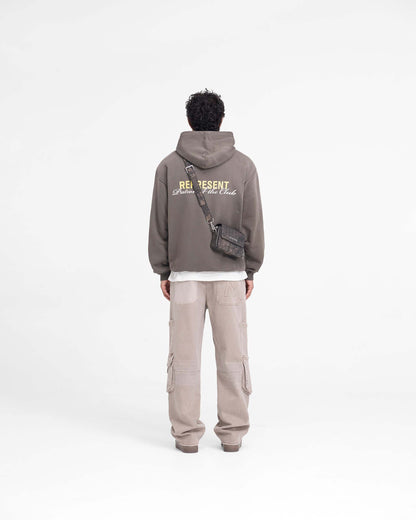 Patron Of The Club Hoodie - Washed Olive