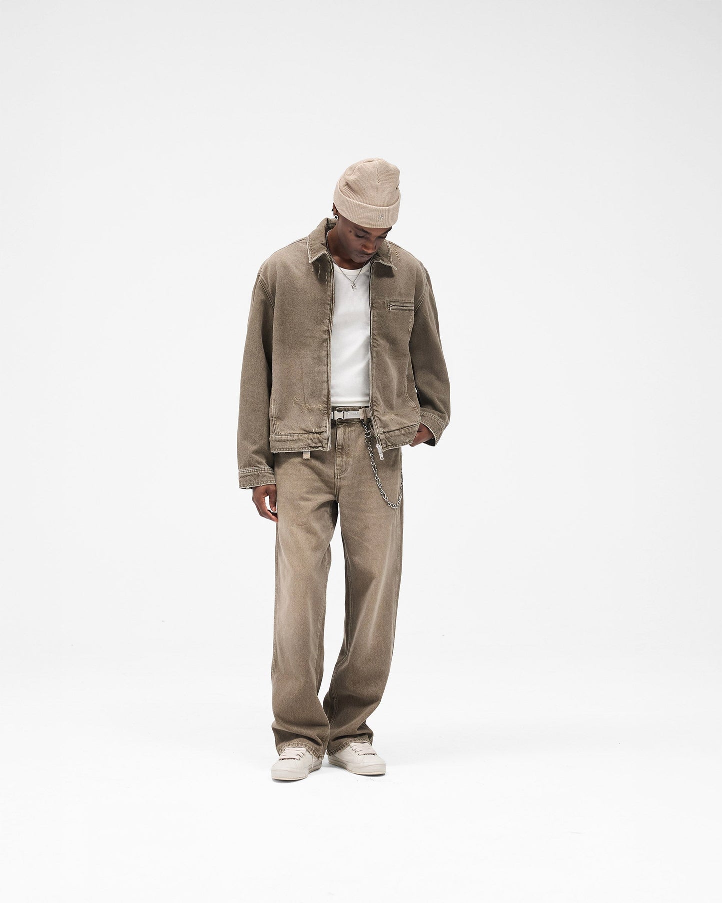 R3 Baggy Denim - Washed Olive