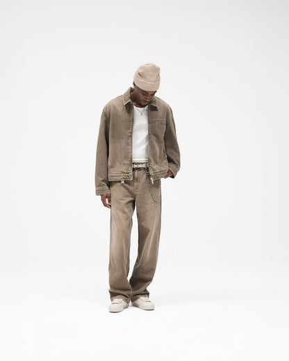 R3 Baggy Denim - Washed Olive