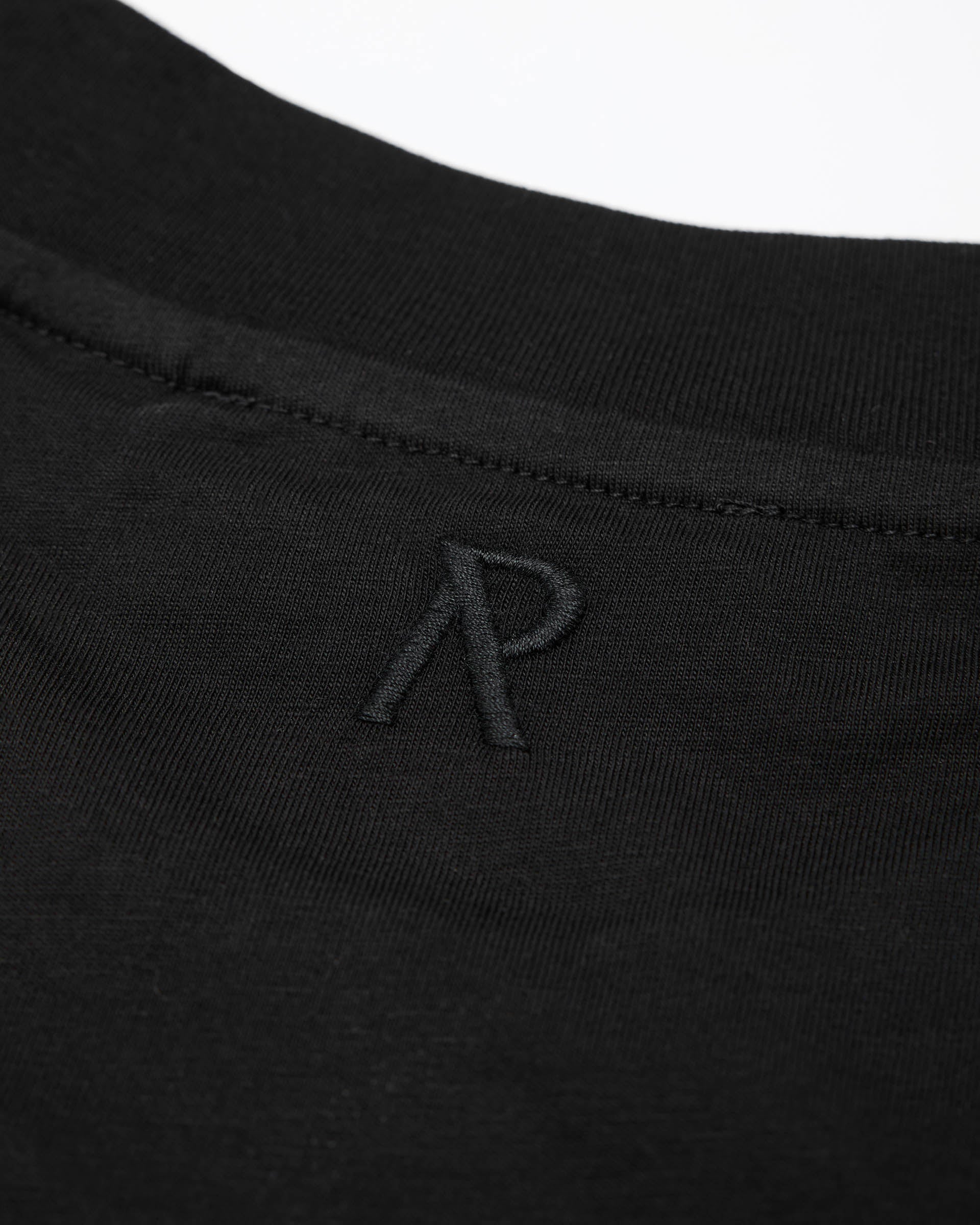 2 x Initial Boxy T-Shirt - Black & Ice Grey Marl