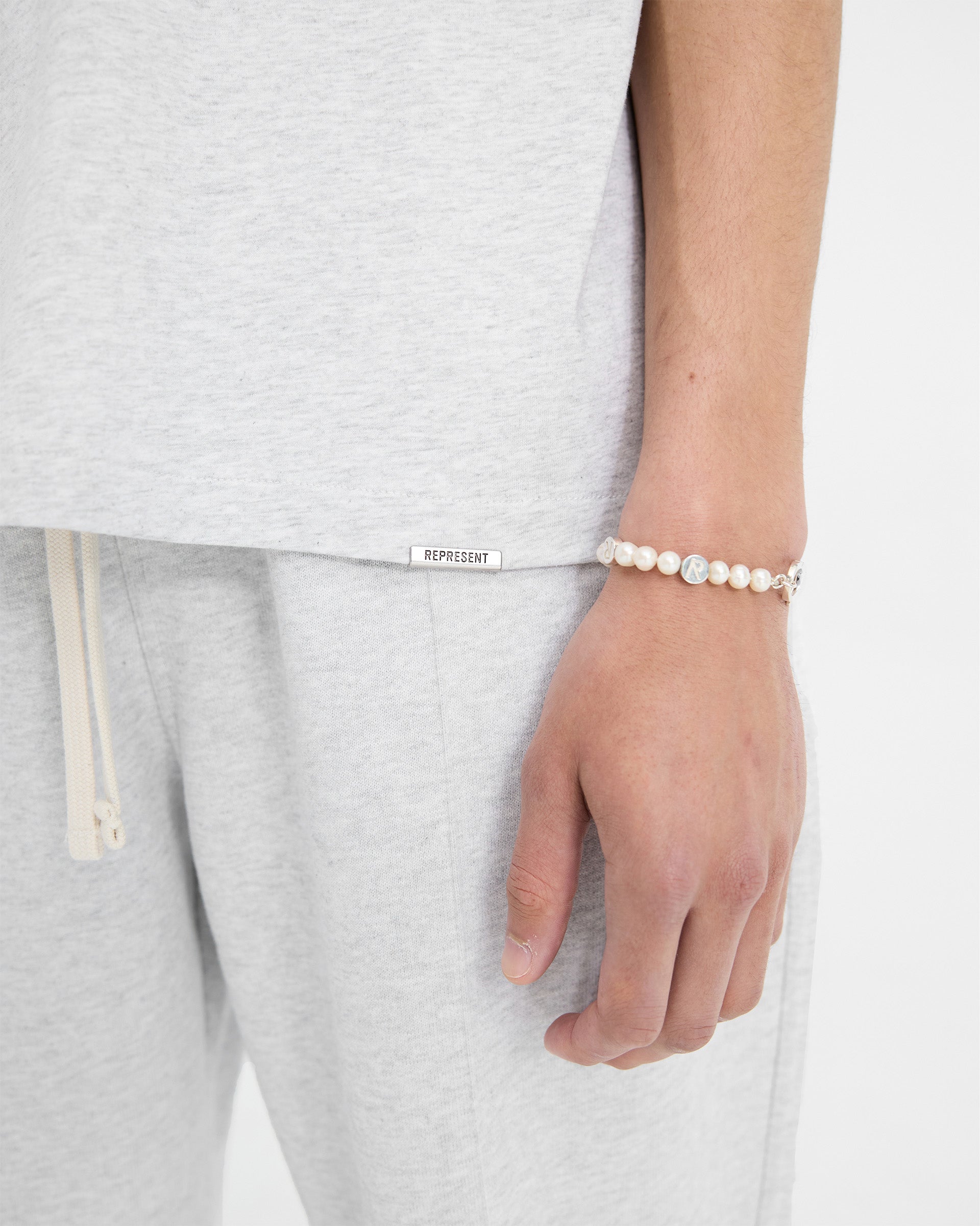 2 x Initial Boxy T-Shirt - Ice Grey Marl