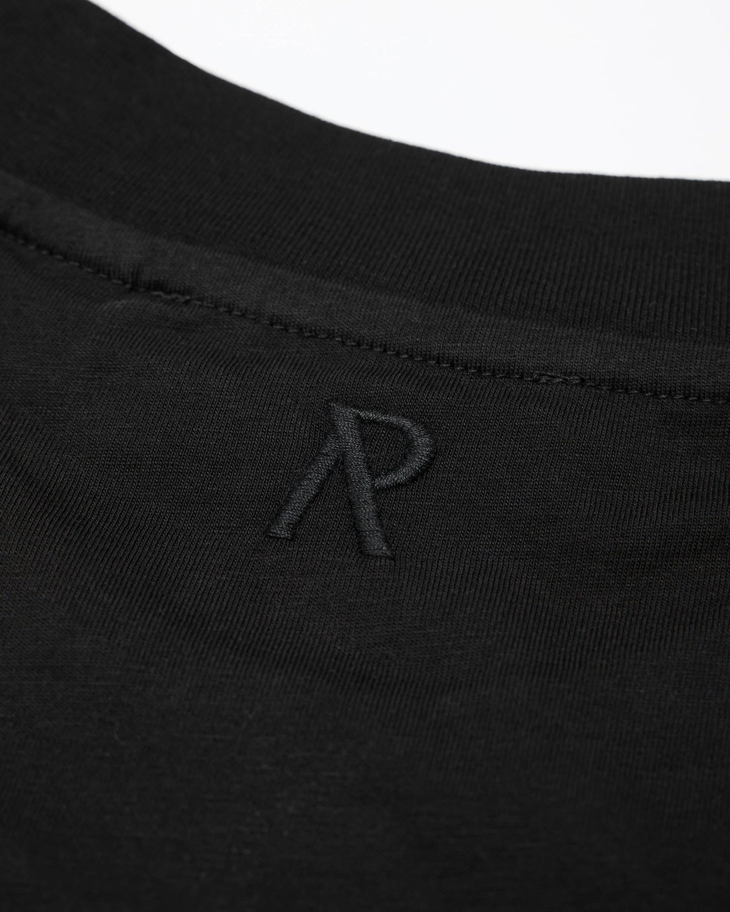 2 x Initial Boxy T-Shirt - Flat White & Black
