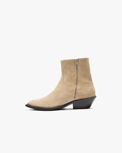 Michael Zip Boot Suede - Brown