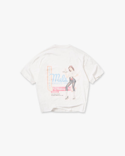 Represent x Mels Diner T-Shirt - Flat White