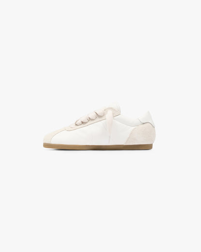 Low-Pro Leather Suede - Flat White Grey
