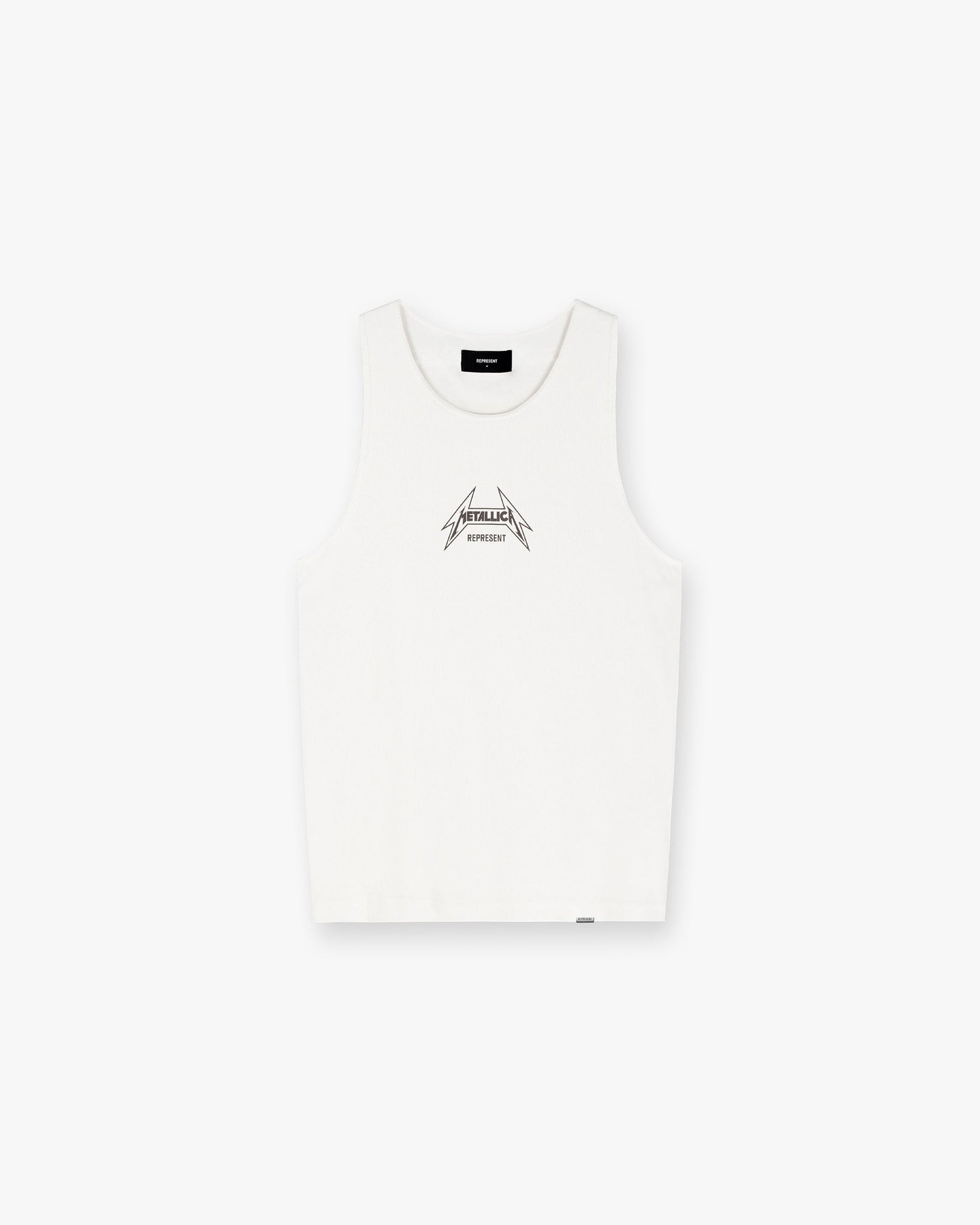 Represent X Metallica Local Crew Vest - Flat White