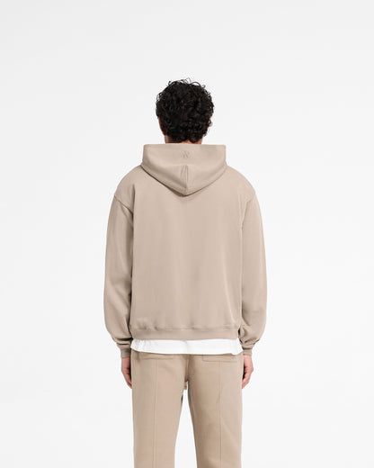 Initial Zip Hoodie - Dune