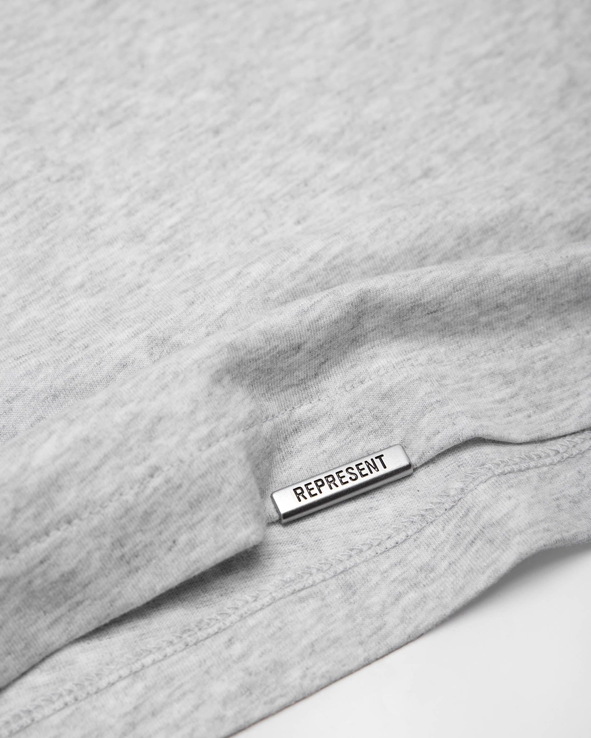 2 x Initial T-Shirt - Black & Ice Grey Marl