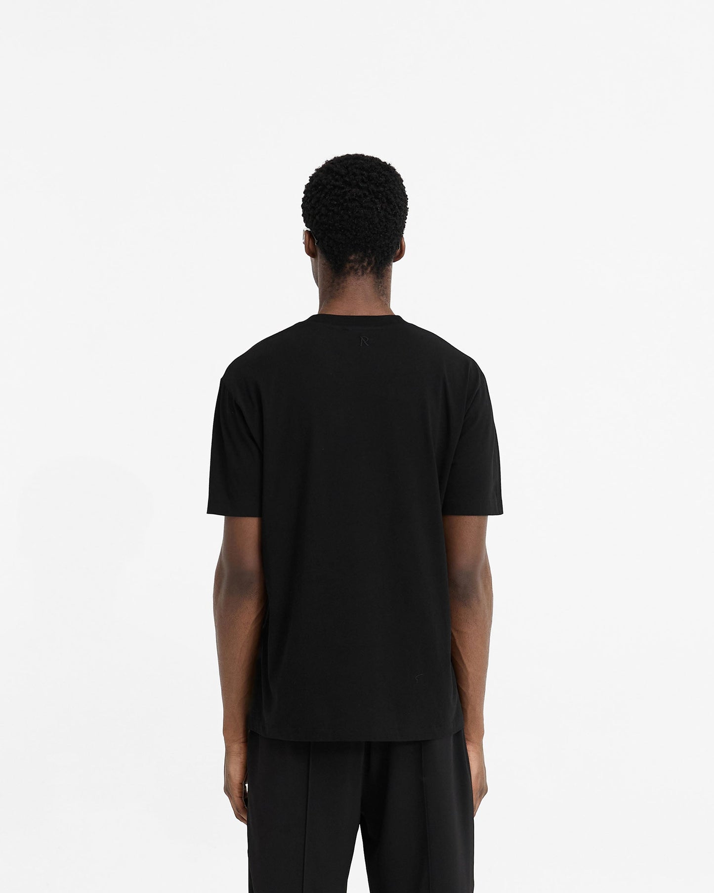 2 x Initial T-Shirt - Black & Ice Grey Marl