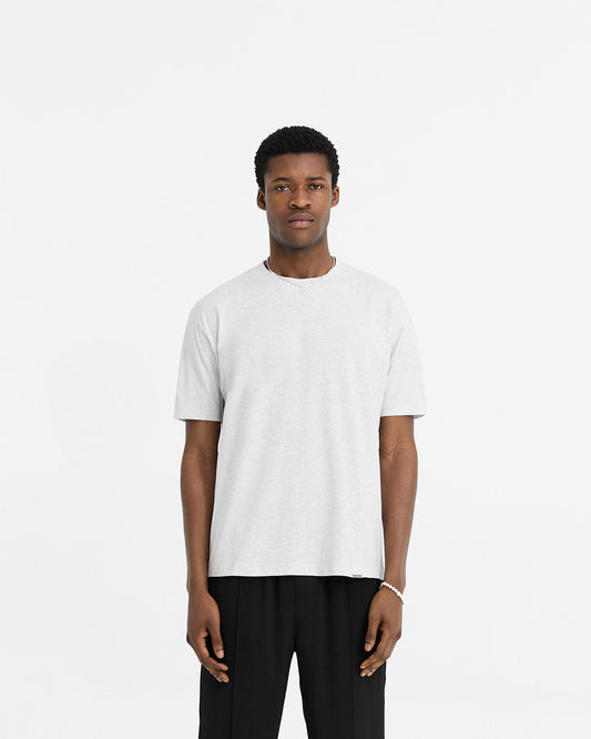 2 x Initial T-Shirt - Ice Grey Marl