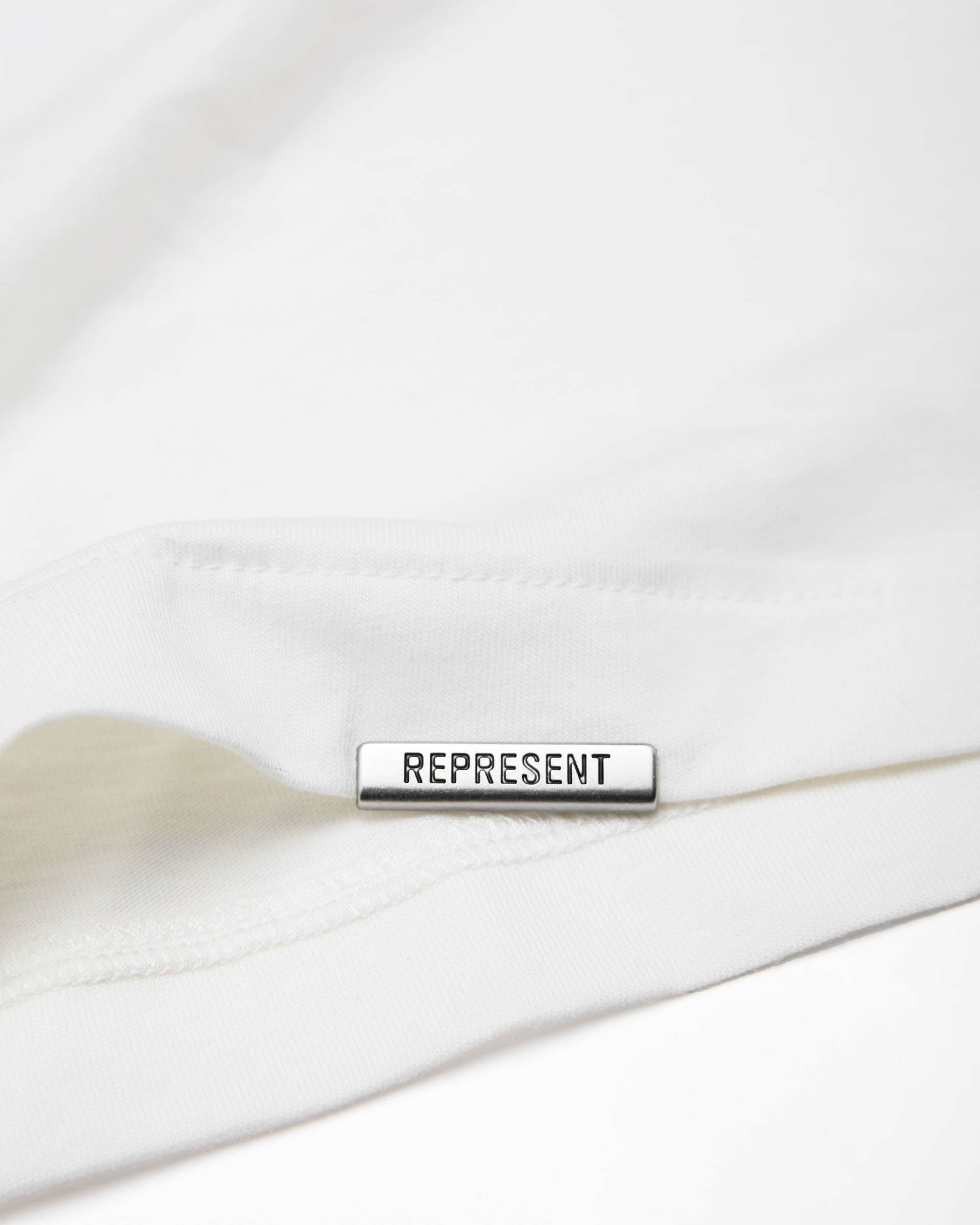 2 x Initial T-Shirt - Flat White & Black