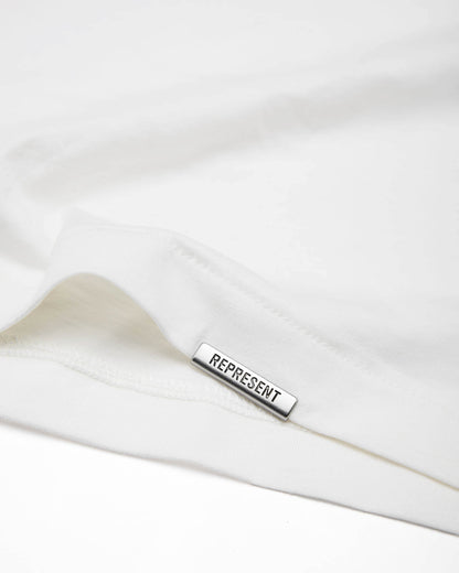 2 x Initial T-Shirt - Flat White & Ice Grey Marl