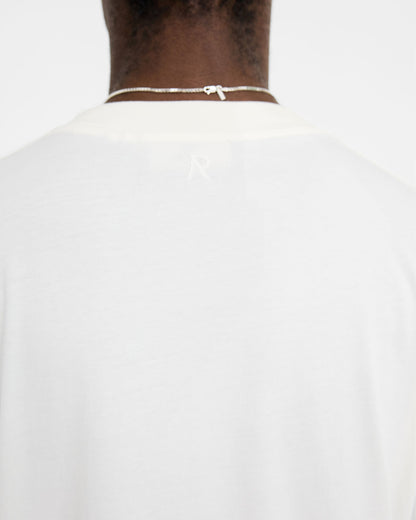 2 x Initial T-Shirt - Flat White