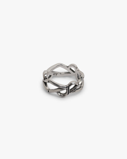 Initial Chain Ring - Silver