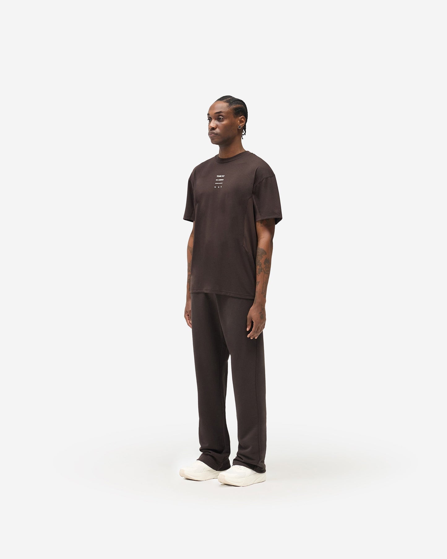 247 Uprising Oversized T-Shirt - Chocolate