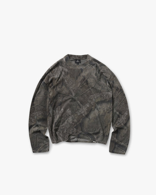 Initial Overdye Realtree® Long Sleeve T-Shirt - Overdyed Black