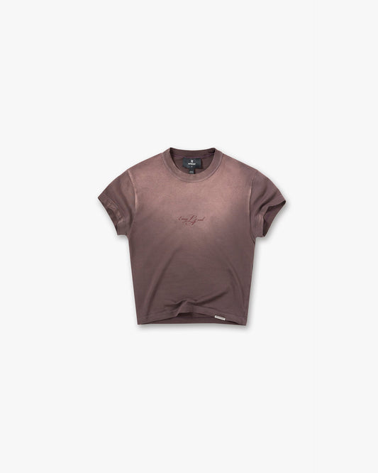 EngLAnd Baby Tee - Washed Brown