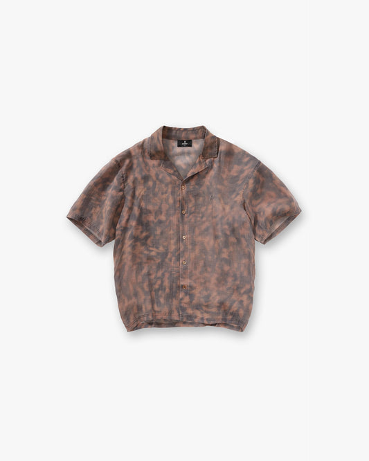 Tortoise Print Shirt - Brown