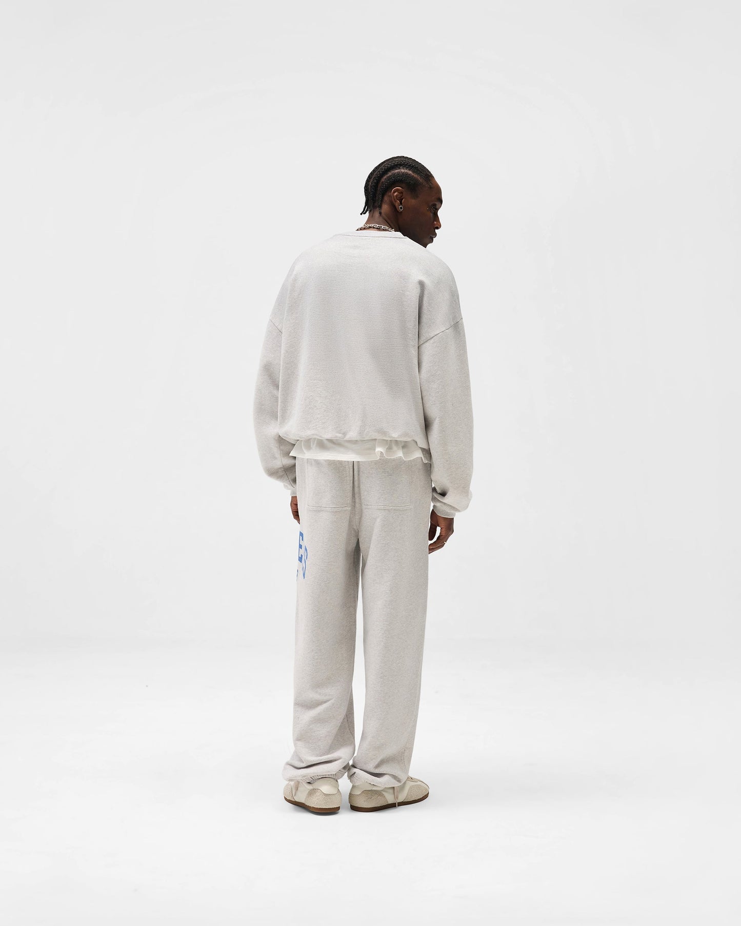 Represent Owners Club Sweater - Sprayed Ice Grey Marl