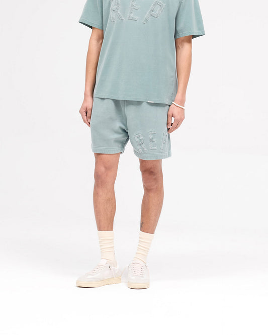 Rep Applique Shorts - Forest Green