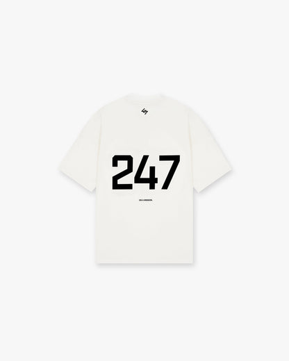 247 Oversized T-Shirt - Flat White