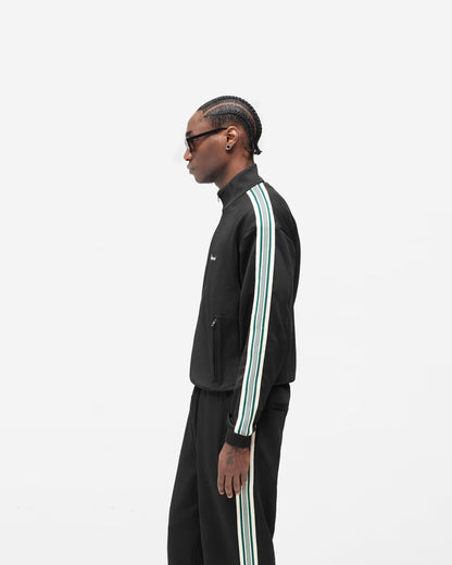 Taped Track Jacket - Jet Black