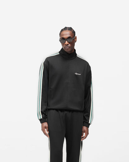 Taped Track Jacket - Jet Black